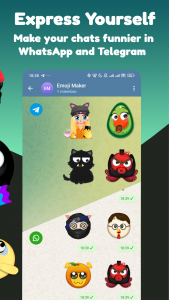 اسکرین شات 2 برنامه Emoji Maker: Emojis & Stickers