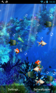 اسکرین شات برنامه Aquarium Live Wallpaper Free 4