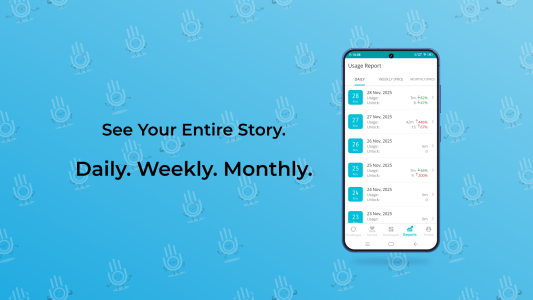اسکرین شات 6 برنامه YourHour - Screen Time Control