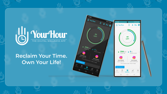 اسکرین شات 2 برنامه YourHour - Screen Time Control