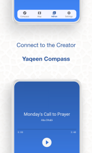 اسکرین شات برنامه Yaqeen: Qibla Compass 6