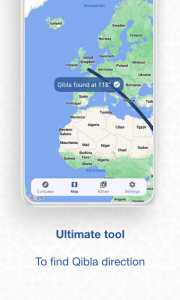 اسکرین شات برنامه Yaqeen: Qibla Compass 3