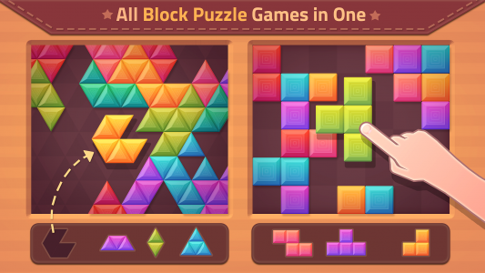 اسکرین شات بازی Triangles & Blocks 1