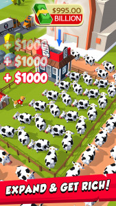 اسکرین شات بازی Idle Cow Clicker Games Offline 1
