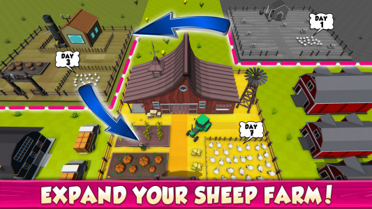 اسکرین شات بازی Tiny Sheep Tycoon - Idle Wool 3