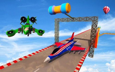 اسکرین شات بازی Aeroplane GT Racing Stunts: Aeroplane Games 5