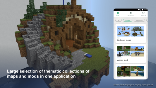 اسکرین شات 2 برنامه bedwars maps for minecraft
