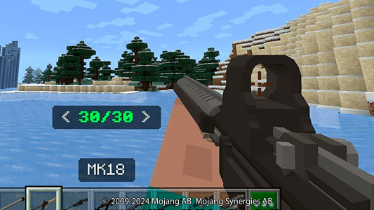 اسکرین شات برنامه Guns mods for minecraft 3