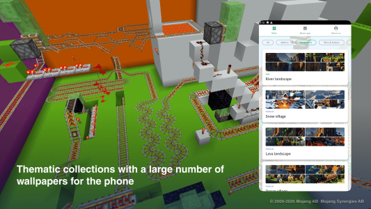 اسکرین شات 3 برنامه Roller coaster for minecraft