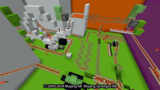 اسکرین شات برنامه Roller coaster for minecraft 3