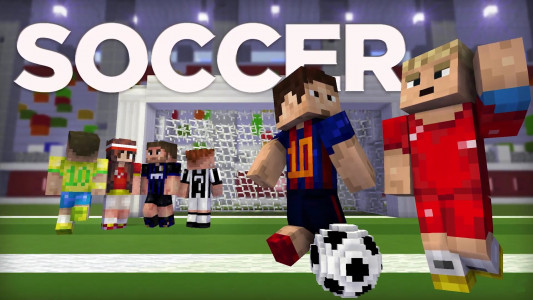 اسکرین شات برنامه Soccer mod in Minecraft 1