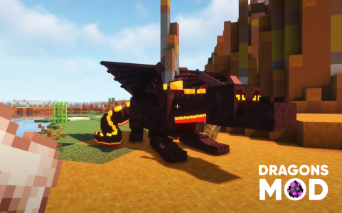 اسکرین شات 2 برنامه Pet Dragon Minecraft Mod 2023