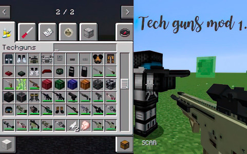 اسکرین شات 2 برنامه Gun Mod for Minecraft MCPE