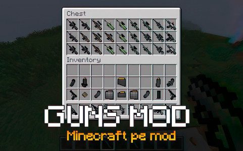 اسکرین شات 1 برنامه Gun Mod for Minecraft MCPE