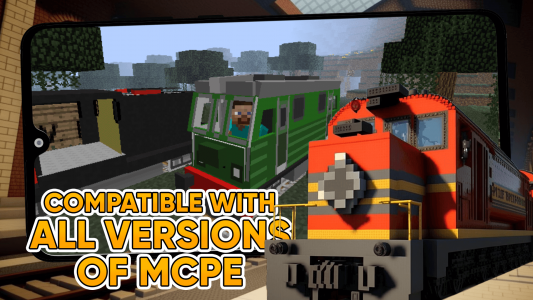 اسکرین شات 4 برنامه Train mod for Minecraft PE