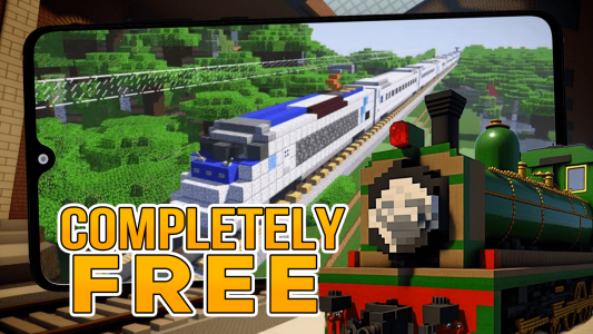 اسکرین شات 2 برنامه Train mod for Minecraft PE