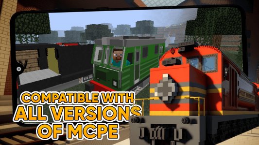 اسکرین شات 4 برنامه Train mod for Minecraft PE
