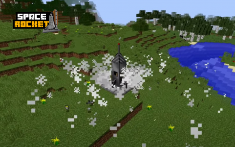 اسکرین شات 2 برنامه Space Rocket Mod for Minecraft