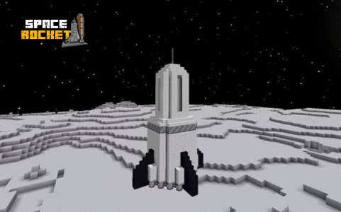 اسکرین شات 1 برنامه Space Rocket Mod for Minecraft