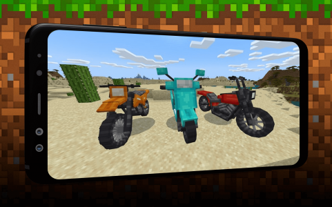 اسکرین شات برنامه Bike Motor Mod for Minecraft 1