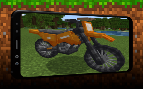 اسکرین شات 4 برنامه Bike Motor Mod for Minecraft