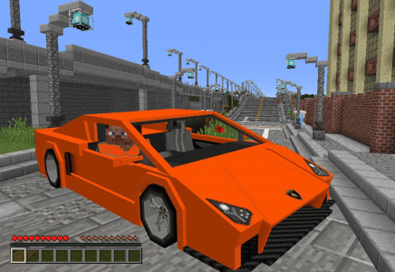 اسکرین شات برنامه Cars for Minecraft Mod 1