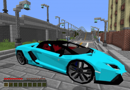 اسکرین شات برنامه Cars for Minecraft Mod 2