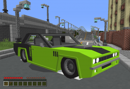 اسکرین شات 3 برنامه Cars for Minecraft Mod