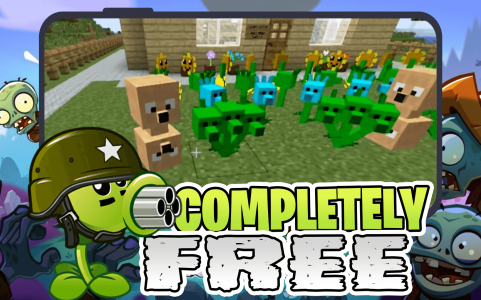 اسکرین شات 2 برنامه PVZ Mod Minecraft