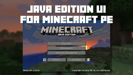 اسکرین شات برنامه Java Edition UI for Minecraft 1