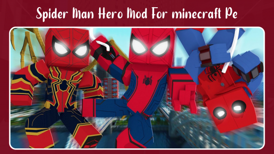 اسکرین شات برنامه Minecraft Spider Man Mod PE 4