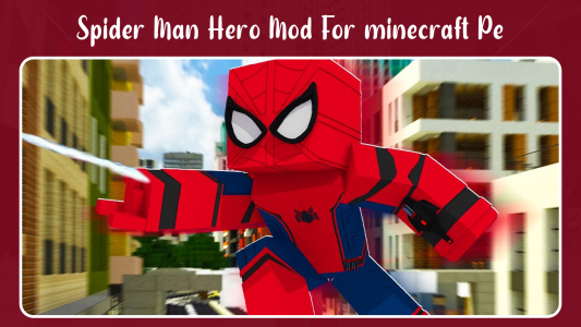 اسکرین شات برنامه Minecraft Spider Man Mod PE 1