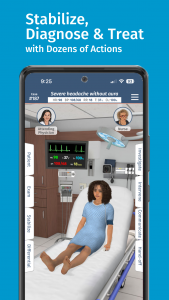 اسکرین شات برنامه Full Code Medical Simulation 3