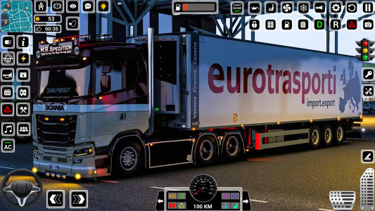 اسکرین شات بازی Euro Truck Driving Games 3D 1