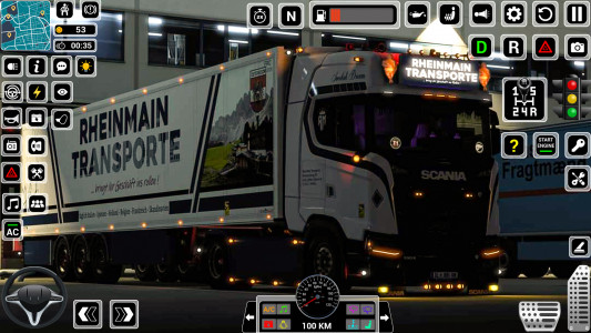 اسکرین شات بازی Euro Truck Driving Games 3D 4