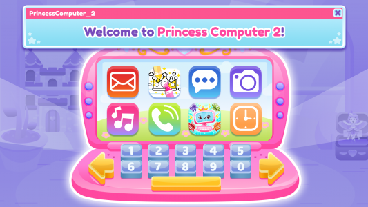 اسکرین شات بازی Princess Computer 2 Girl Games 1