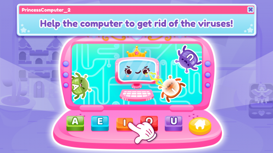 اسکرین شات بازی Princess Computer 2 Girl Games 2