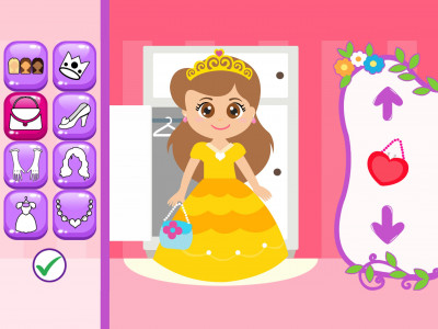 اسکرین شات بازی Dressing Up Princess Game 1