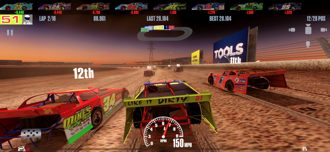 اسکرین شات بازی Stock Car Racing 2