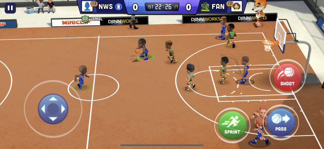 اسکرین شات بازی Mini Basketball 8