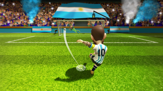اسکرین شات بازی Mini Football - Mobile Soccer 1