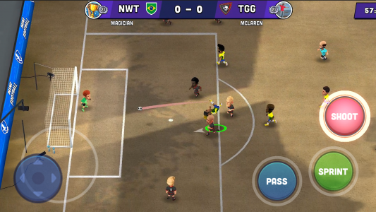اسکرین شات 2 بازی Mini Football - Score goals