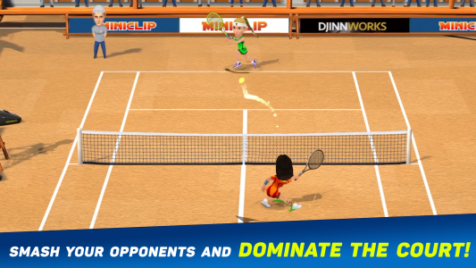 اسکرین شات 2 بازی Mini Tennis: Perfect Smash