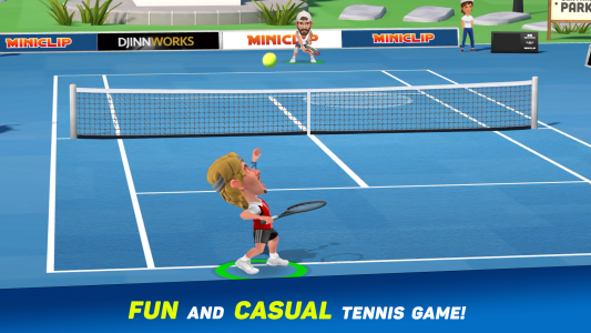 اسکرین شات بازی Mini Tennis: Perfect Smash 1