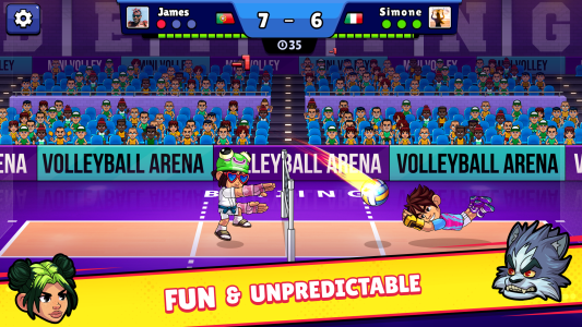 اسکرین شات 2 بازی Volleyball Arena: Spike Hard