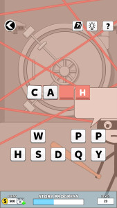 اسکرین شات 2 بازی Bank Robbery Word Mystery Game