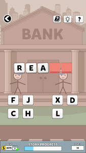 اسکرین شات 1 بازی Bank Robbery Word Mystery Game
