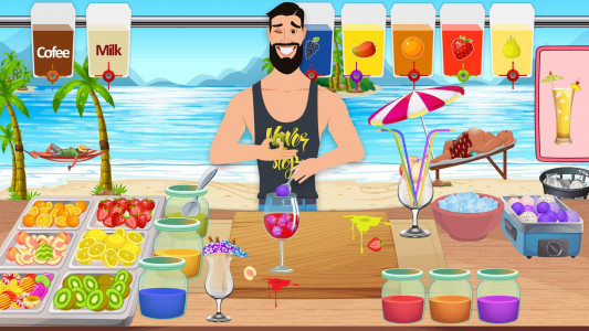 اسکرین شات بازی Boba cocktail:DIY recipe games 2