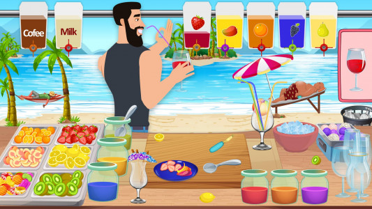 اسکرین شات بازی Boba cocktail:DIY recipe games 1