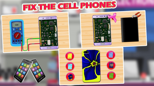 اسکرین شات بازی Mobile Phone Repair Shop Game 4
